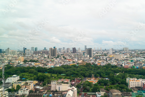 Bangkok city skyline in Thailand © topntp
