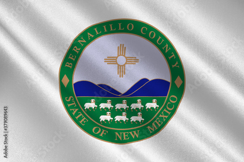 Flag of Bernalillo County in New Mexico, USA photo