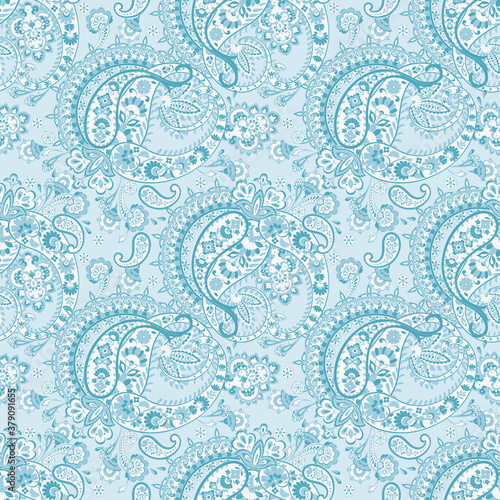 Paisley seamless pattern for fabric design.