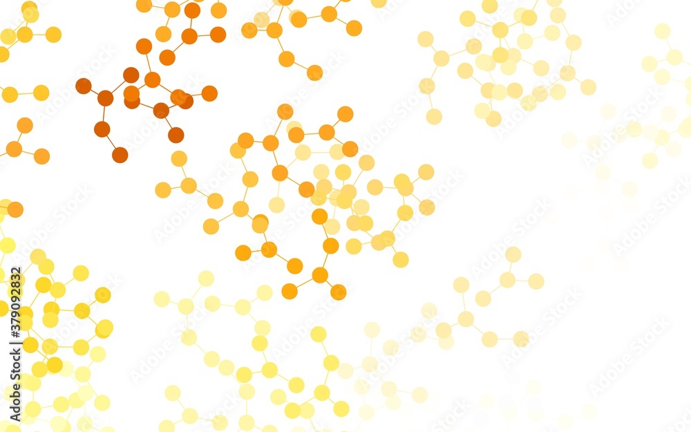 Light Orange vector texture with artificial intelligence concept. Light Orange vector texture with artificial intelligence concept.