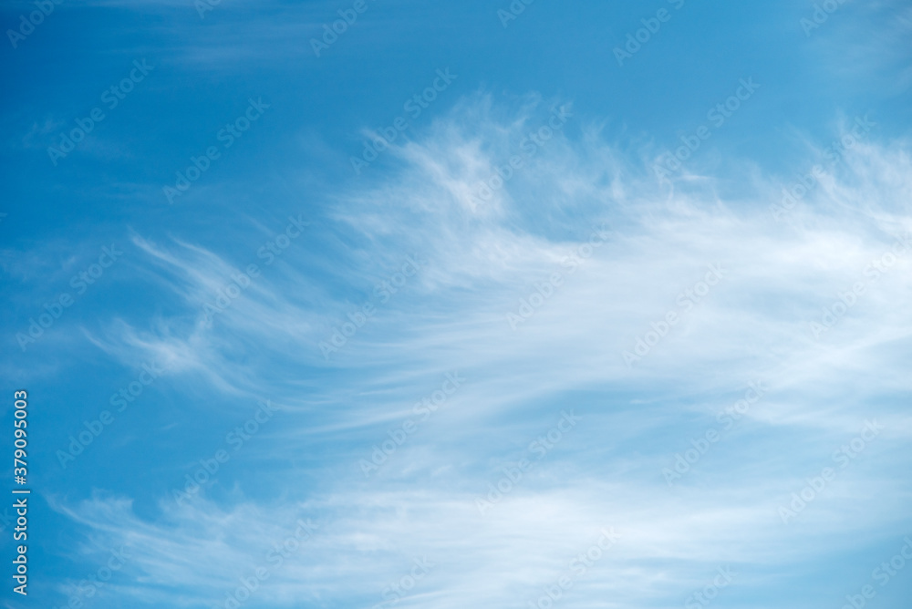 Abstract blue sky background with shroud of clouds Abstract blue sky background with shroud of clouds