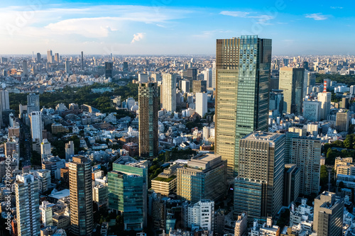 六本木ヒルズから眺める東京の街並み 夕方 六本木の街並み © 健太 上田