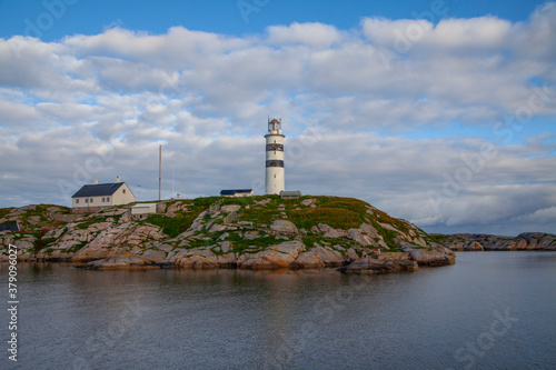 Halten lighthouse is a lighthouse located  in the fishing village Halten in Fr  ya municipality in Tr  ndelag. The lighthouse was established on Halten in 1875. The lighthouse is a 29.5 m high