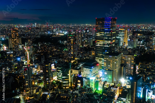六本木ヒルズから眺める東京の夜景