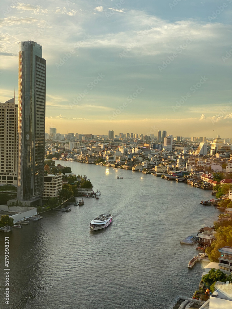Fototapeta premium Bangkok city skyline