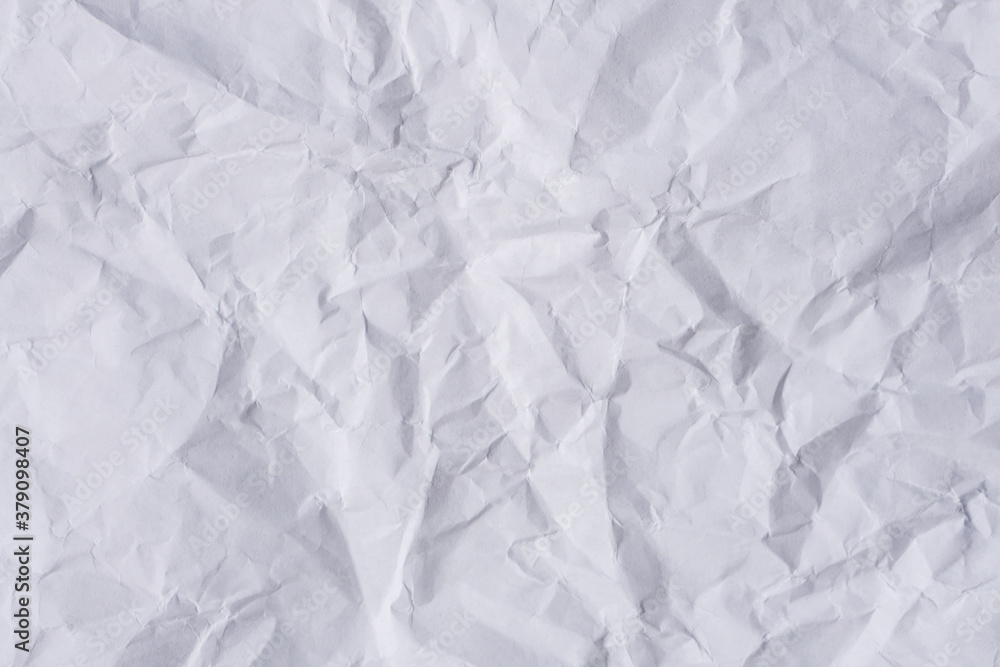 White crumpled paper texture White crumpled paper texture