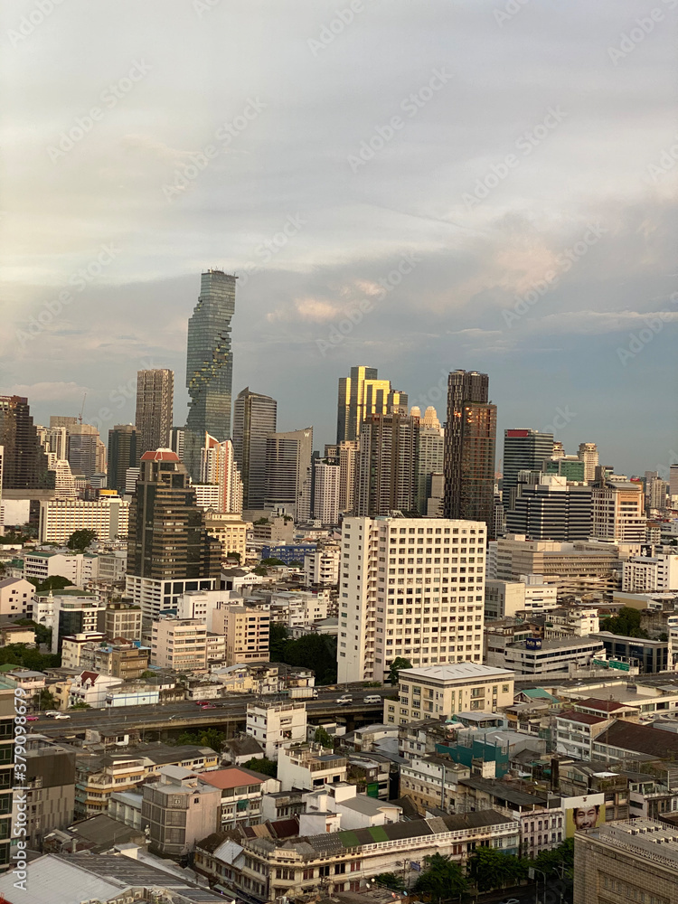 Bangkok city skyline