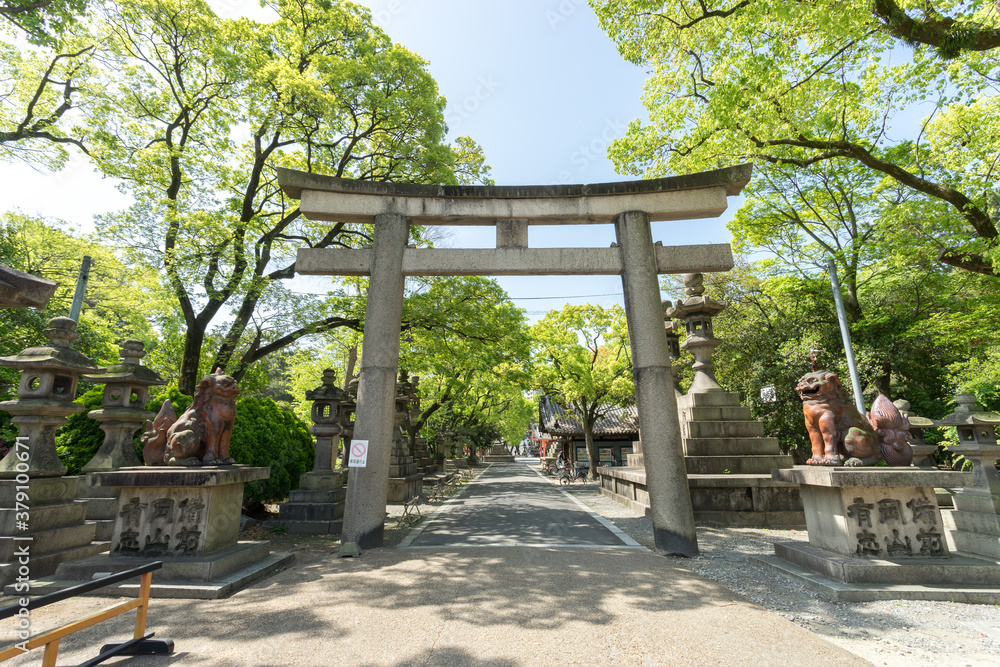 Shrine from sumiyoshi grand shrine, Osaka, Japan Shrine from sumiyoshi grand shrine, Osaka, Japan