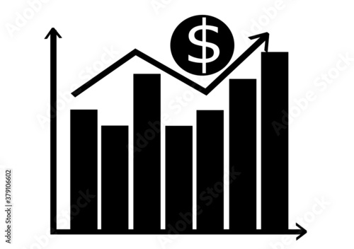 Analytical representation Isolated Vector icon which can easily modify or edit
