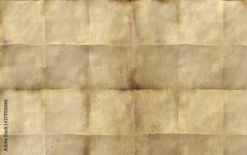 parchment paper letter map
