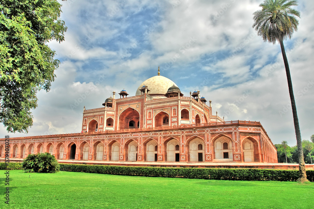 Humayun's tomb of the Mughal Emperor Humayun in Delhi, India.