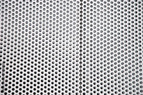 Modern metal grille texture in grey color