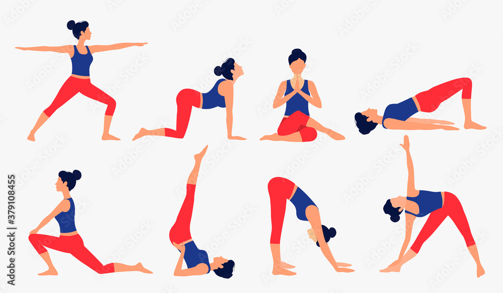 Yoga Poses Cartoon Stock Illustrations – 5,430 Yoga Poses Cartoon Stock  Illustrations, Vectors & Clipart - Dreamstime
