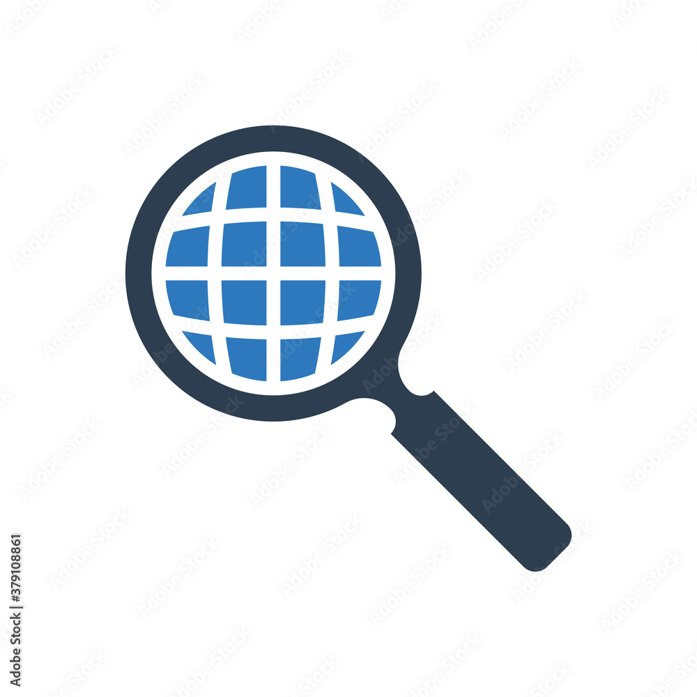 global internet search icon 