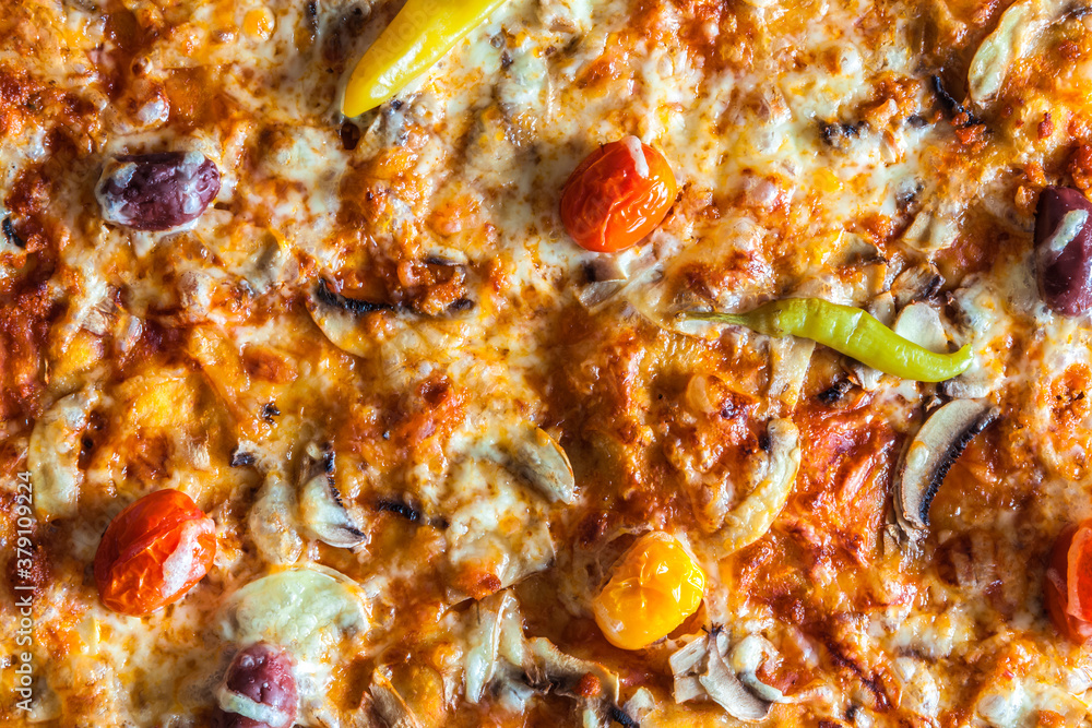 Great fresh homemade Italian pizza Great fresh homemade Italian pizza