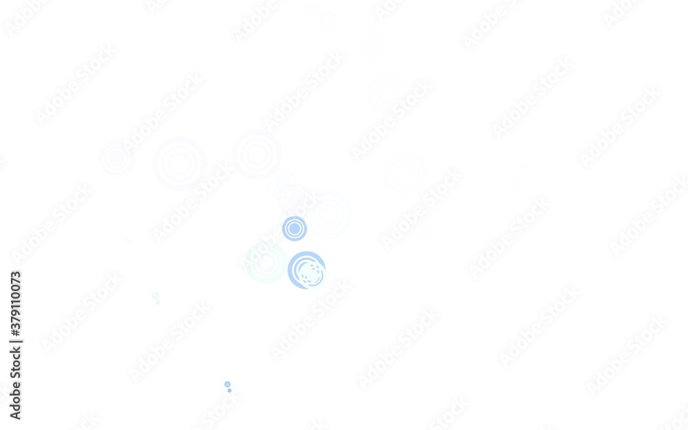 Light BLUE vector background with bubbles. Light BLUE vector background with bubbles.