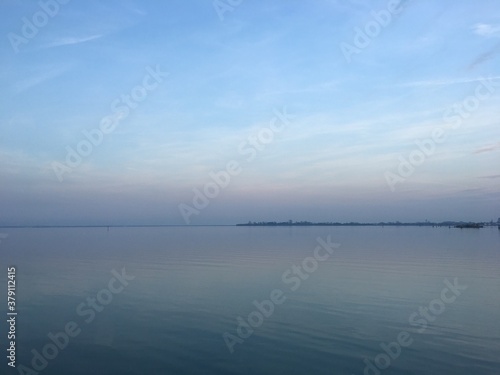 Lagune von Venedig mit dem Boot auf dem Weg nach Murano