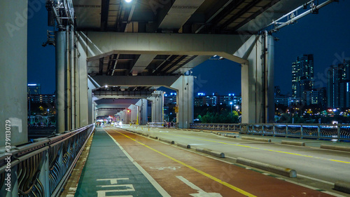Han river Gamsu Bridge Seoul Korea