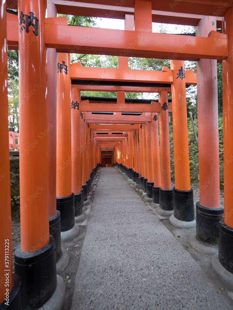 Santuario Fushimi Inari, en Kioto, Japón