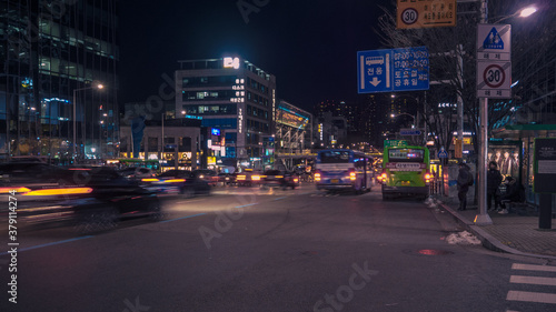 Yang jae street Seoul Korea Sky & cars © 4