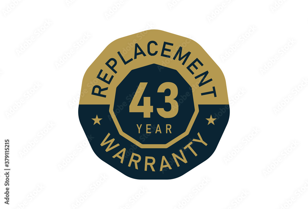 Fototapeta premium 43 year replacement warranty, Replacement warranty images