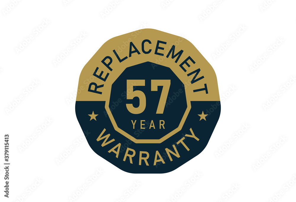 57 year replacement warranty, Replacement warranty images