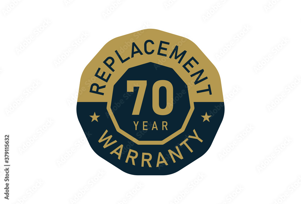 70 year replacement warranty, Replacement warranty images