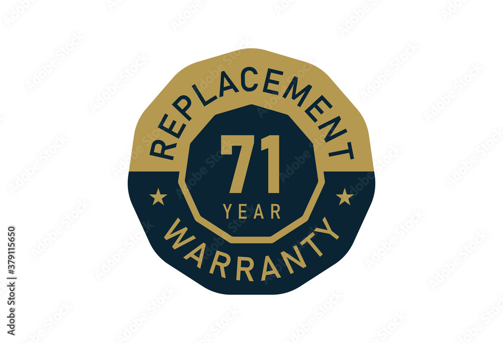 71 year replacement warranty, Replacement warranty images