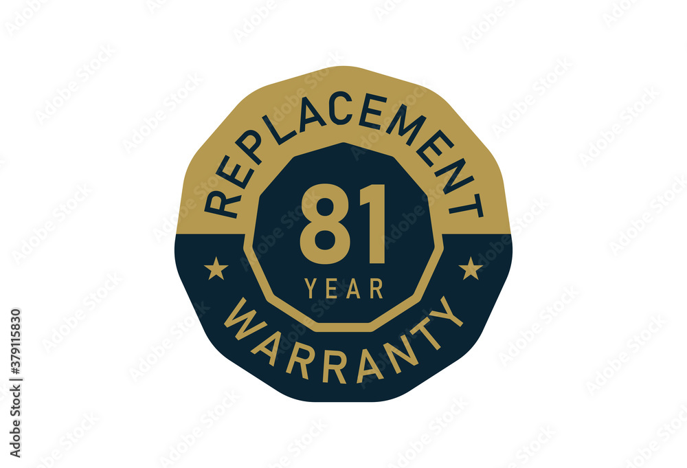 81 year replacement warranty, Replacement warranty images