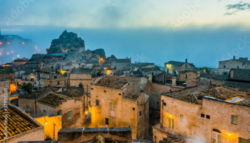 Fototapeta Naklejka Na Ścianę i Meble -  Monumental architecture of Matera, Basilicata, Italy