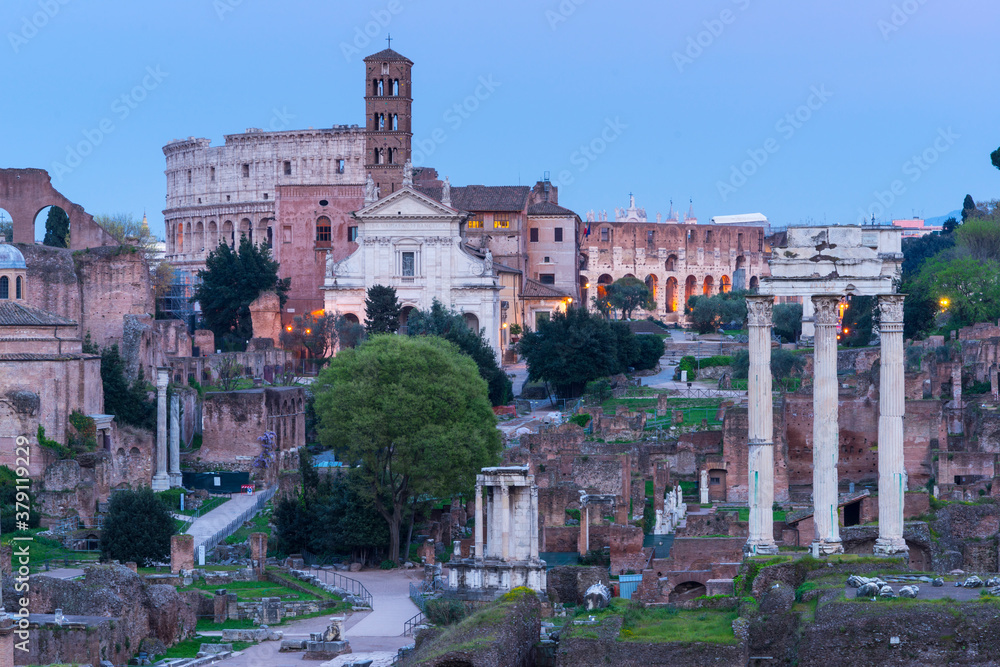 Obraz premium Roman Forum, Rome, Italy, Europe