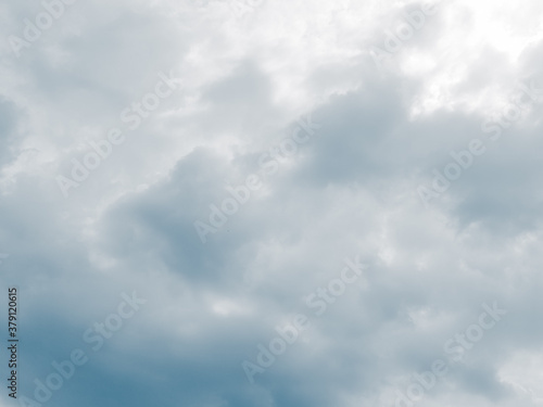 Fototapeta Naklejka Na Ścianę i Meble -  Beautiful abstract cloud and clear blue sky landscape nature, blue background