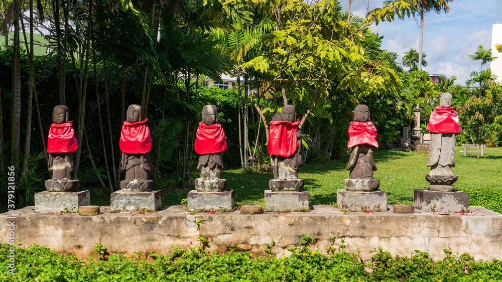Jizo statues of The Japanese Cemetery Park. Jizo statues of The Japanese Cemetery Park.