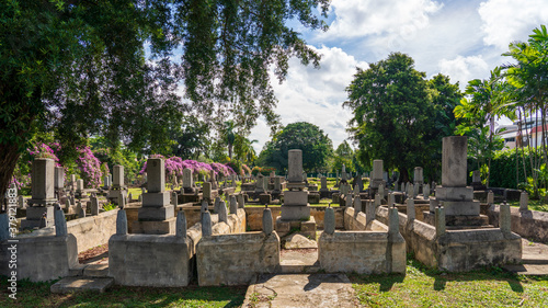 Photography Daytime view of The Japanese Cemetery Park.