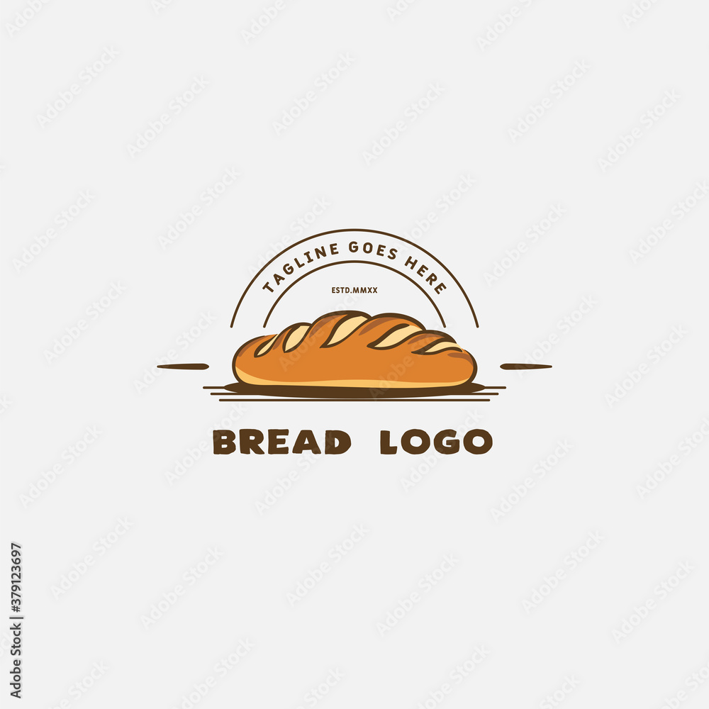 Bread Logo design template. Badges bread elements for restaurant. vector illustration. Bread Logo design template. Badges bread elements for restaurant. vector illustration.