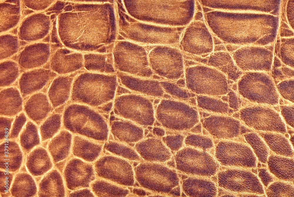 Brown textured leather background pattern Brown textured leather background pattern