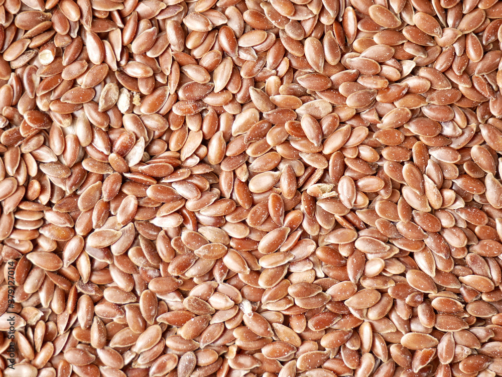 Organic brown lin seeds (also know as flax seed). Super foods. Organic brown lin seeds (also know as flax seed). Super foods.