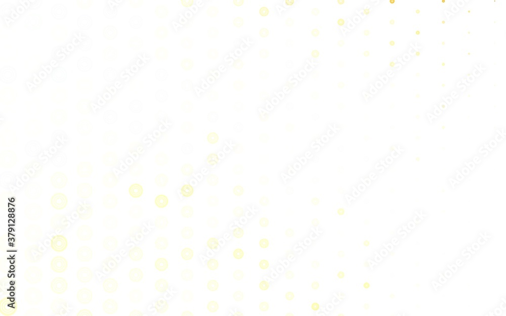 Light Yellow vector backdrop with dots.