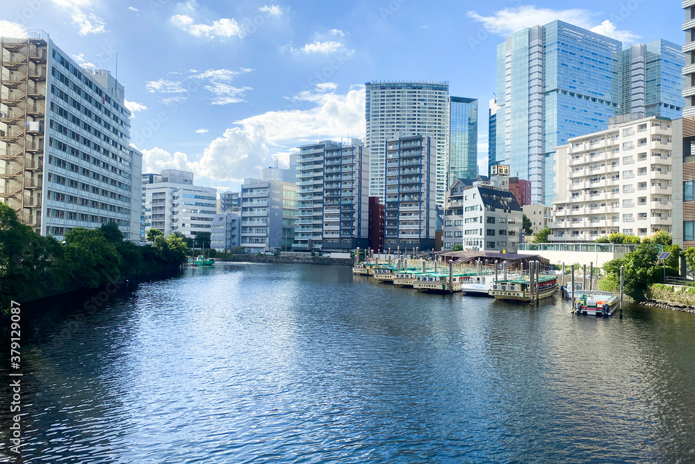 日本 天王洲アイルの運河