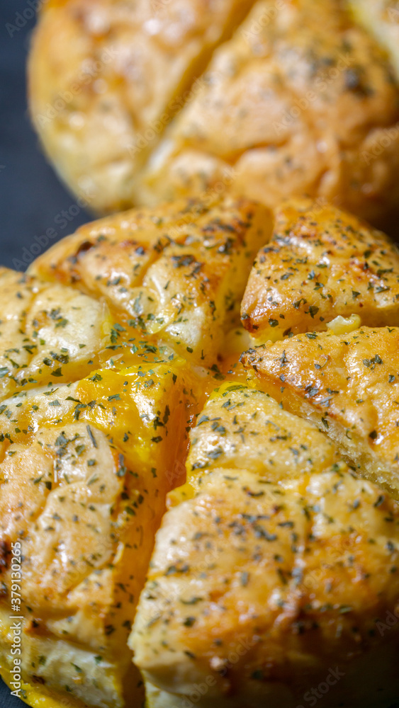 Korean Garlic Bread with Smoked Beef Korean Garlic Bread with Smoked Beef