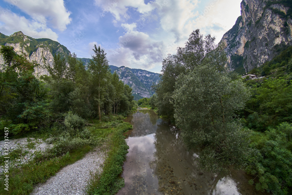 Trekking along the Brenta River in italy Trekking along the Brenta River in italy