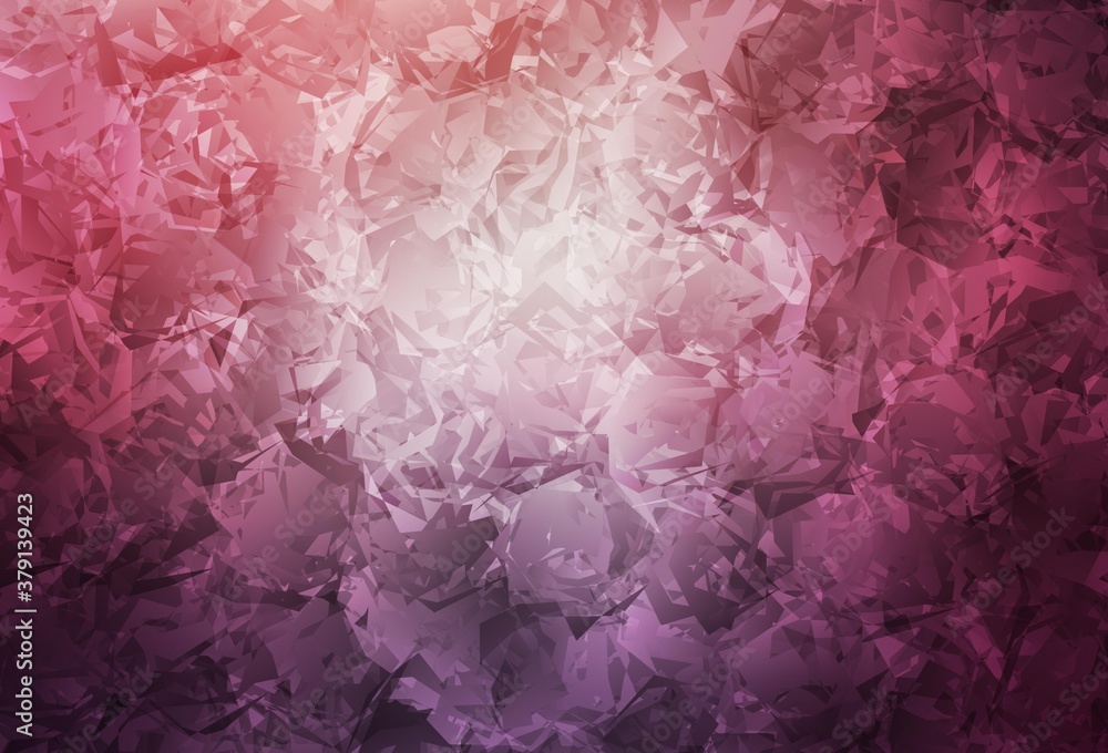 Fototapeta premium Dark Purple, Pink vector elegant template with roses, flowers.