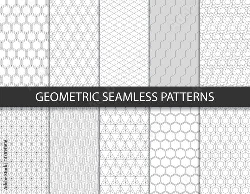 Abstract geometric pattern. Seamless vector background.