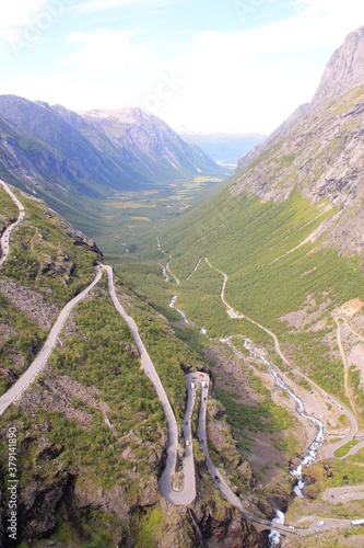 La route des Trolls en Norvège.