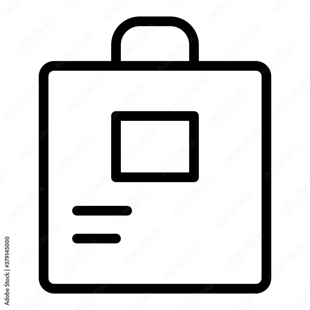 Bag line style icon. very suitable for your creative project. Bag line style icon. very suitable for your creative project.