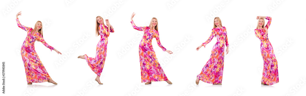 Young woman in fashion concept Young woman in fashion concept