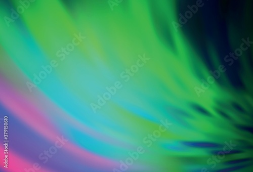 Light Pink, Green vector abstract layout.
