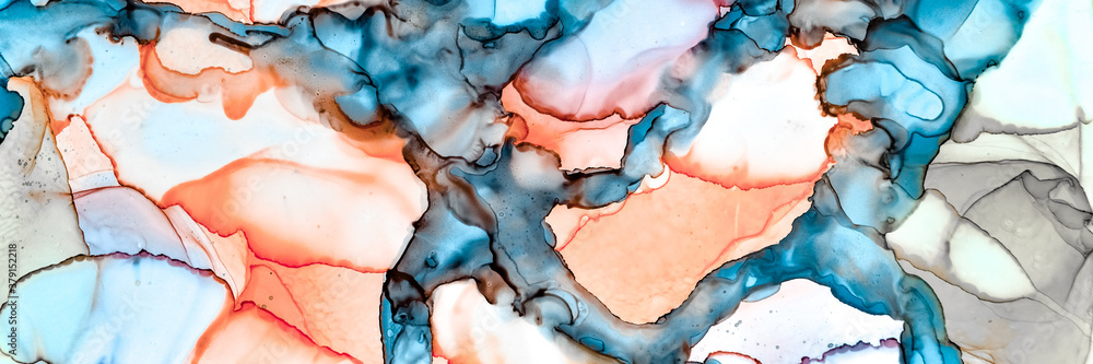 Sea Abstract Art. Underwater Background. Marine Sea Abstract Art. Underwater Background. Marine