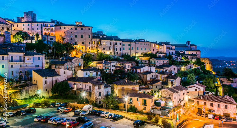 View of Narni, an ancient hilltown of Umbria, Italy