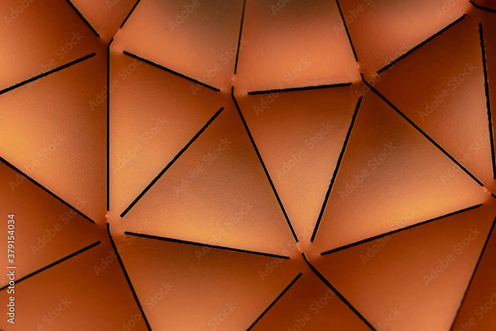 Black and copper geometric background Black and copper geometric background